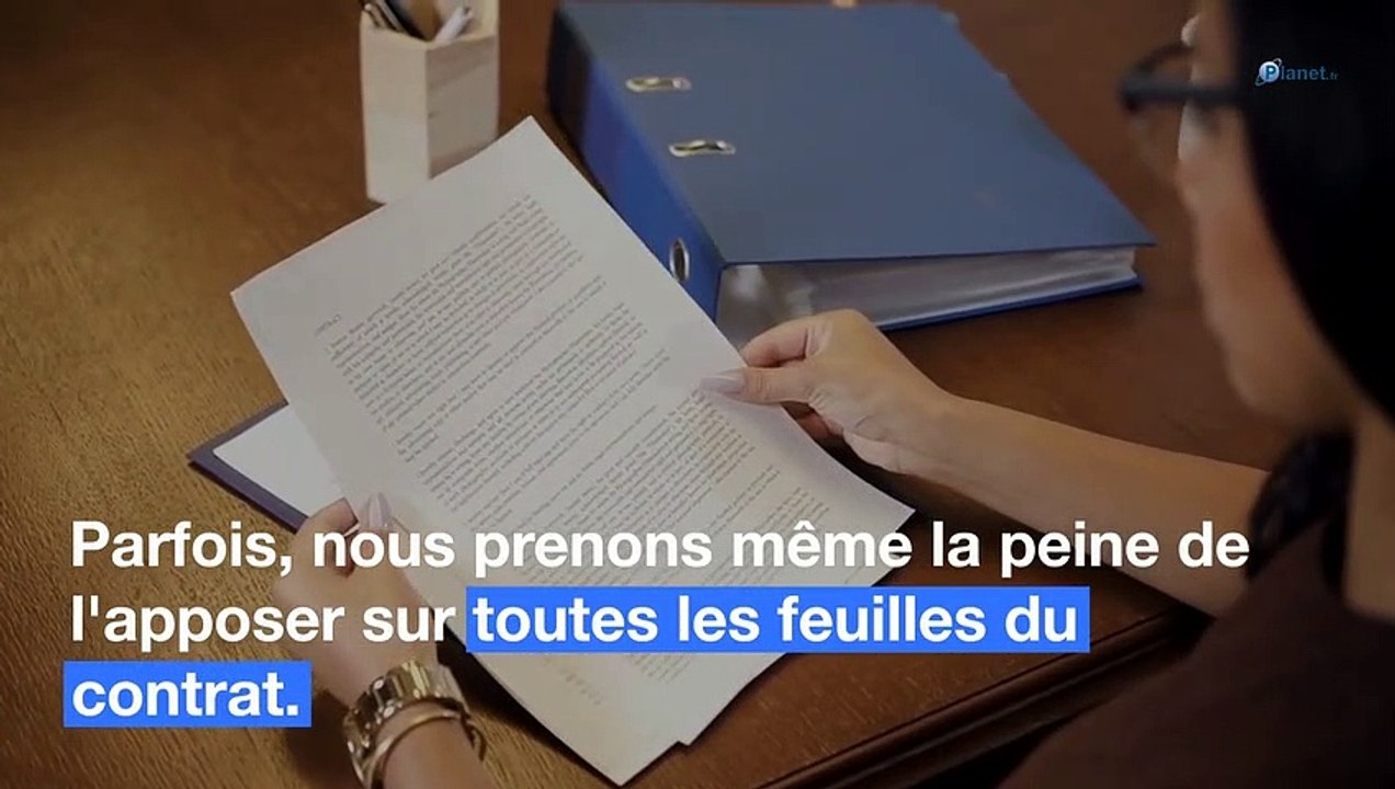 Pourquoi ça ne sert à rien d’écrire "lu et appr...