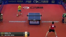 Tennis de table  : un échange incroyable de 91 coups !