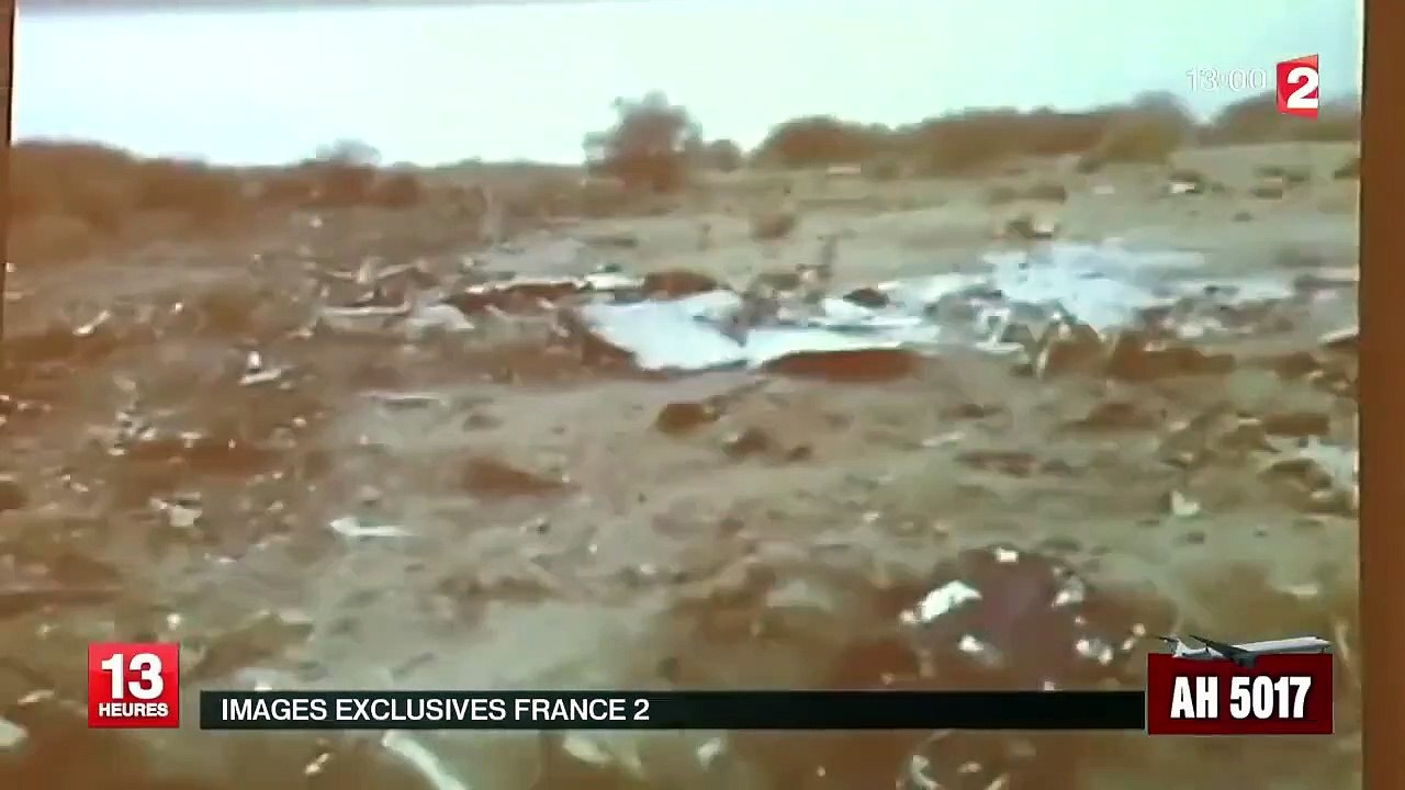 Crash du vol AH5017 : les premières images des lieux de l'accident