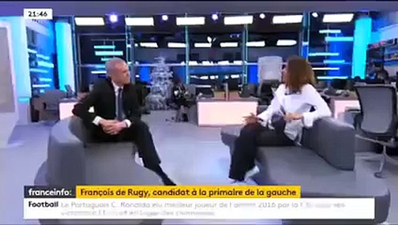 Lapsus d'une journaliste de France Info qui parle de la "tombe de François Hollande"