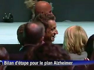 Nicolas Sarkozy dresse un bilan d'étape du plan français contre Alzheimer