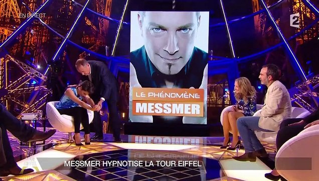 Messmer hypnotise Alessandra Sublet en direct dans Un soir à la Tour Eiffel