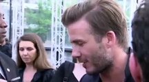 David Beckham au premier rang du défilé Louis Vuitton