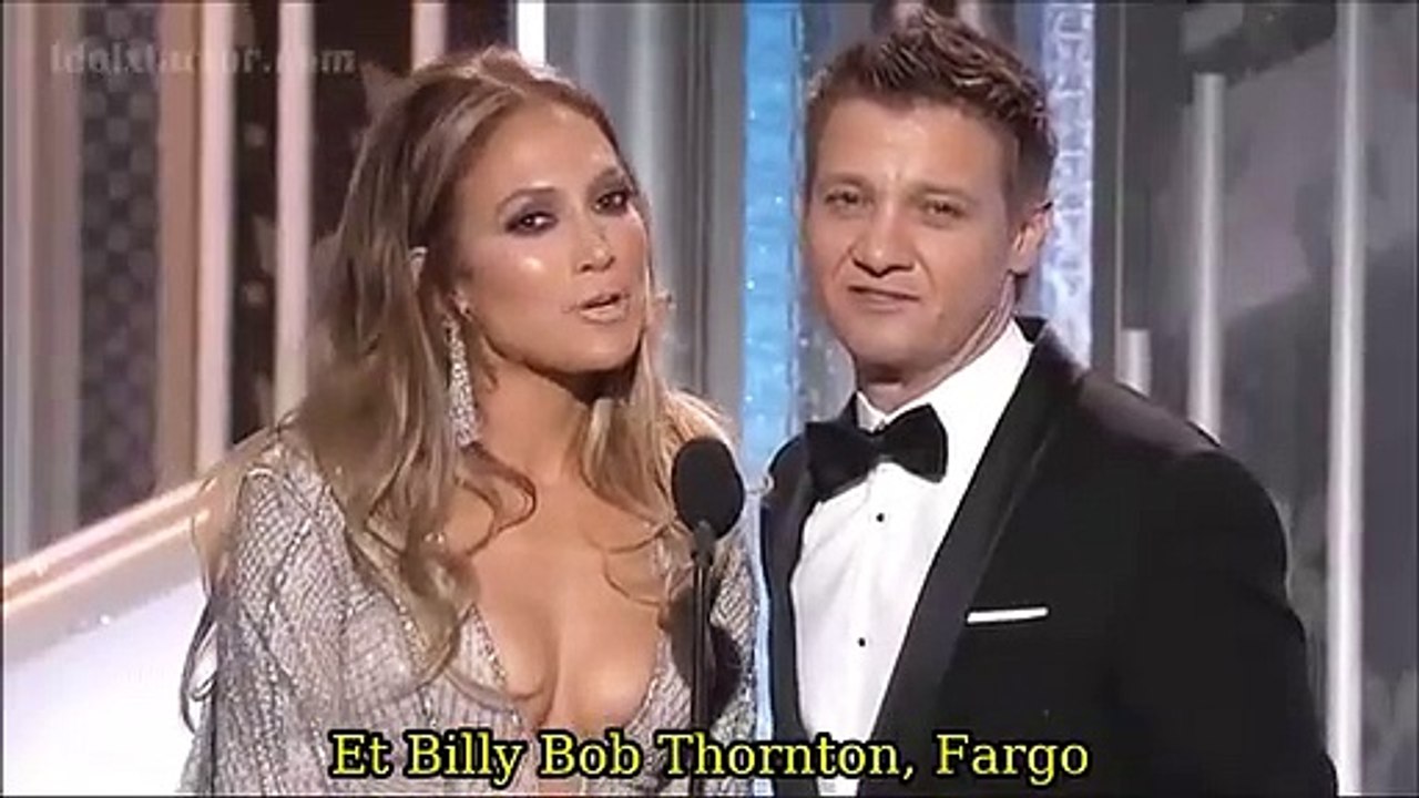La petite blague de Jeremy Renner sur les "globes" de Jennifer Lopez