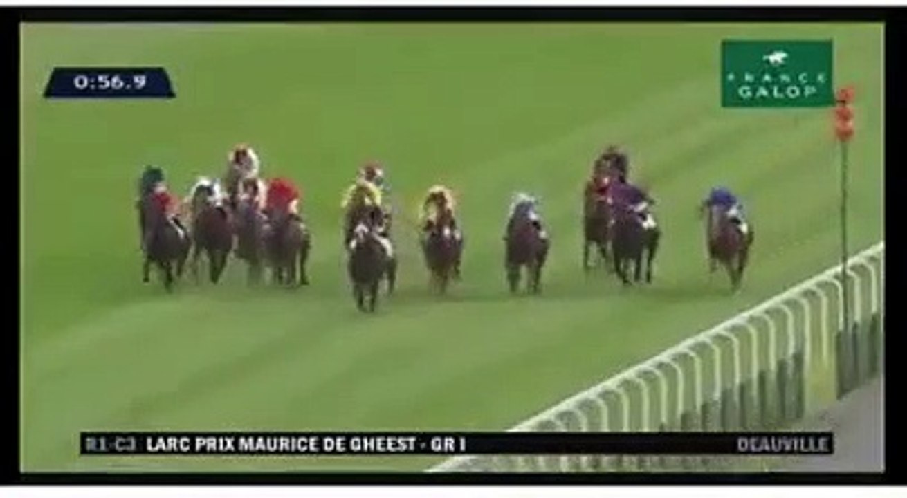 Deauville : un cheval meurt après une lourde chute en pleine course