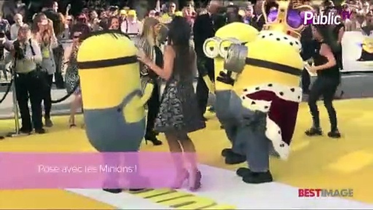 Exclu Vidéo : Sandra Bullock : angélique pour l'avant-première de "Minions"