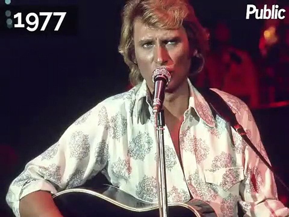 Vidéo : Johnny Hallyday : Son évolution physique !