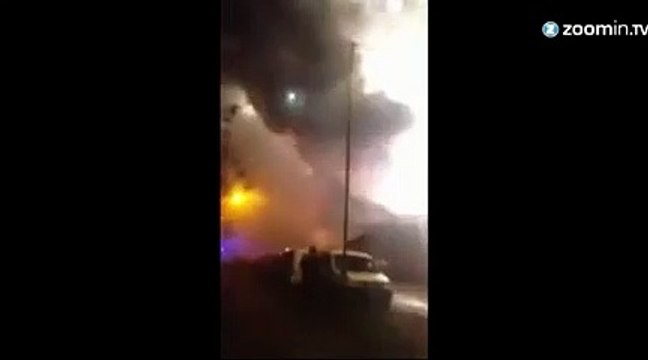 Un incendie déclaré dans une usine de feux d'artifice!