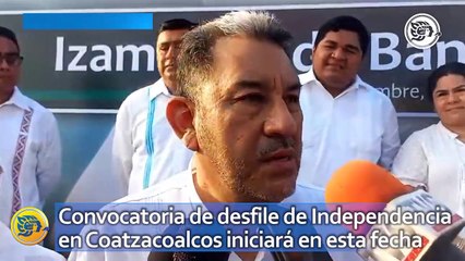 Convocatoria de desfile de Independencia en Coatzacoalcos iniciará en esta fecha