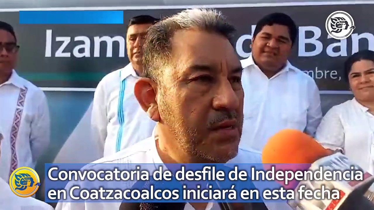 Convocatoria de desfile de Independencia en Coatzacoalcos iniciará en esta fecha