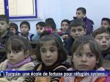 Turquie: une école de fortune pour les petits réfugiés syriens