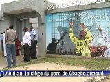 Côte d'Ivoire: le siège du parti de Gbagbo attaqué à Abidjan, trois blessés