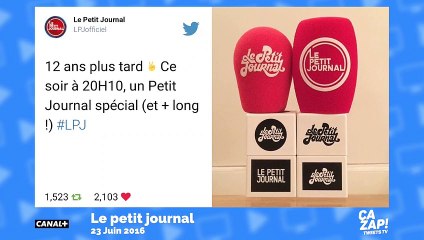 Le Petit Journal : la déclaration de François Hollande pour la dernière émission