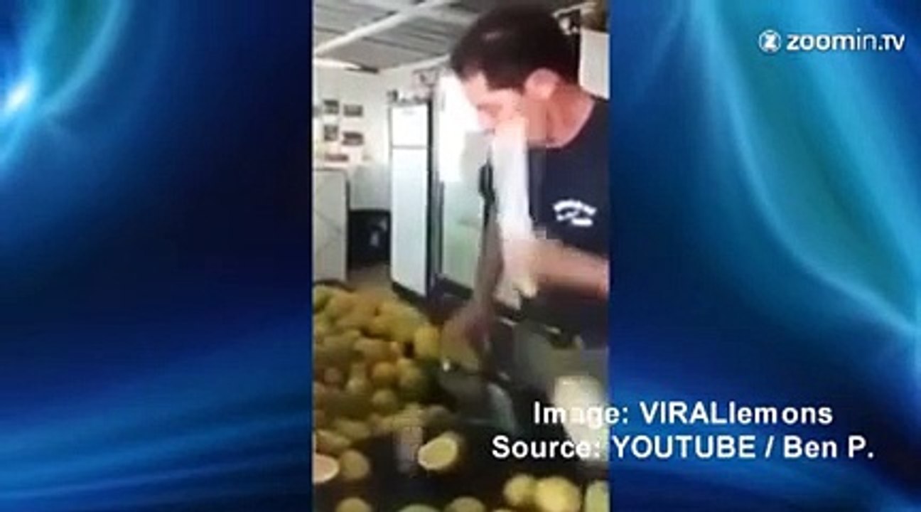 Le coupeur de fruits le plus rapide du monde, c'est lui