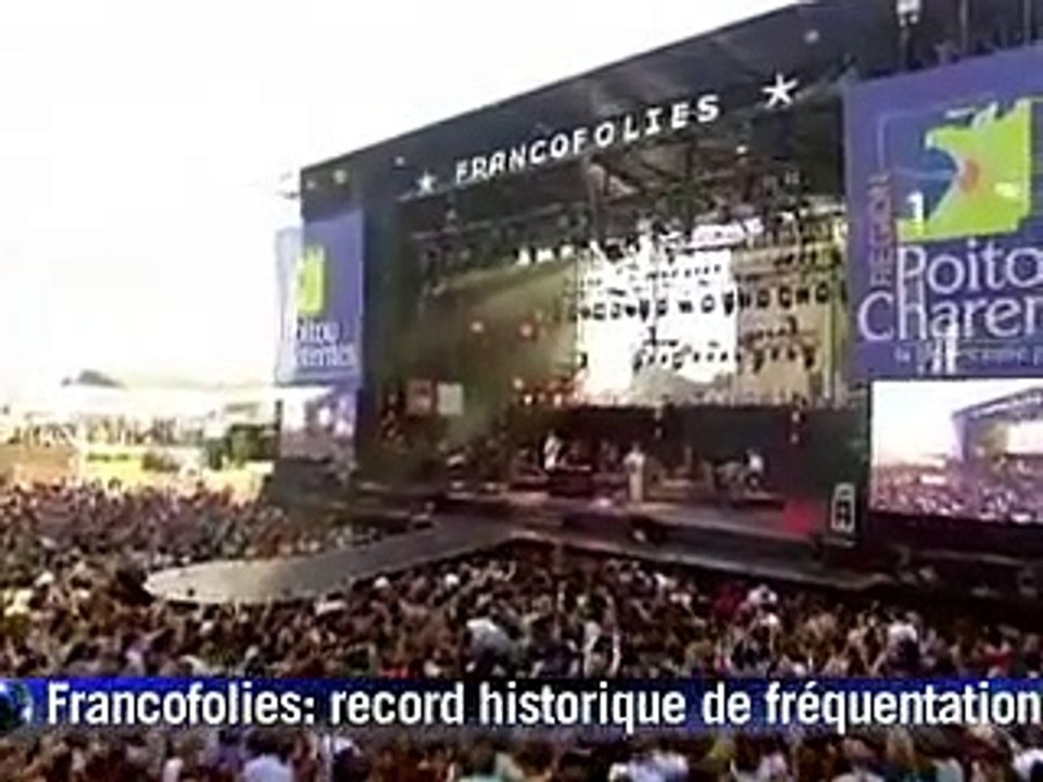 David Guetta en clôture des Francofolies, qui b...