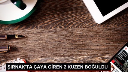 Şırnak'ta Çaya Giren Kuzenler Boğuldu