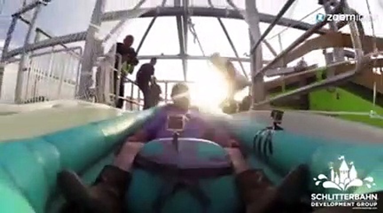 Le Verrück, le toboggan aquatique le plus haut du monde Vidéo Dailymotion