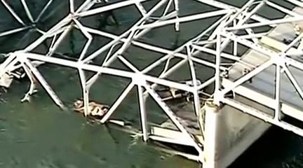 Etats-Unis : écroulement d'un pont d'autoroute