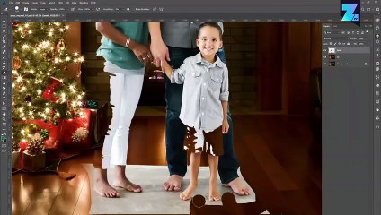 Photoshop : le tuning de carte de Noël