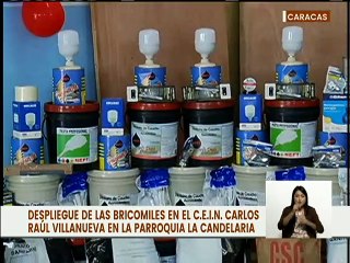 Bricomiles realizan trabajos de rehabilitación y recuperación en el C.E.I.N Carlos Raúl Villanueva
