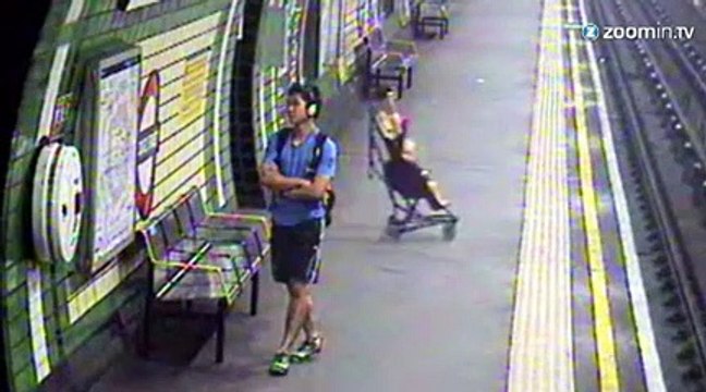 Un bébé dans sa poussette tombe sur les voies du métro