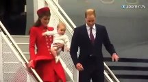 Le prince George et ses parents en Nouvelle-Zélande