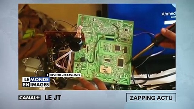 Un collégien américain se fait arrêter par la police... pour avoir amené un réveil artisanal en cours !