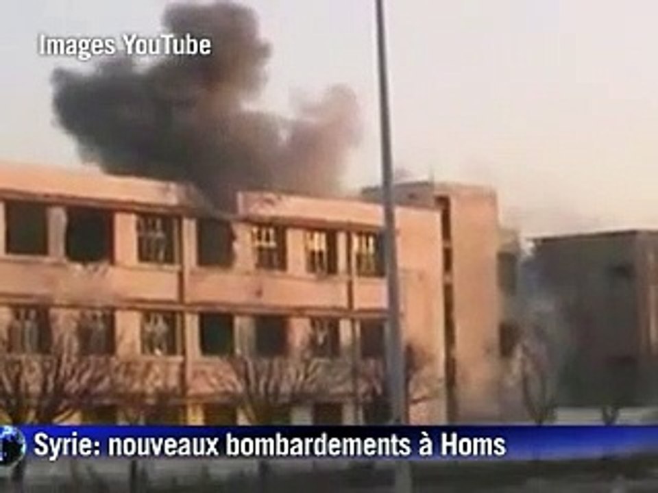 Syrie: reprise des bombardements à Homs, la Croix rouge négocie l'évacuation des victimes