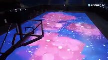 Hi-tech : un terrain de basket en LED