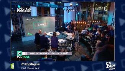 Quand Benoît Hamon coupe le discours de Manuel Valls pour commencer le sien