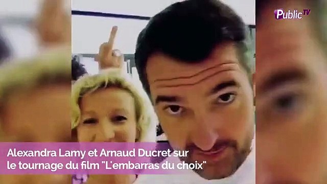 Arnaud Ducret et Alexandra Lamy : Fous-rires et bonne humeur sur le tournage de leur nouveau film !