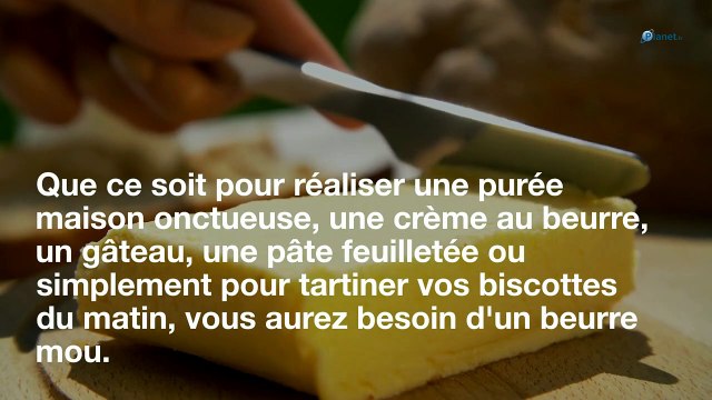 3 astuces pour ramollir le beurre rapidement
