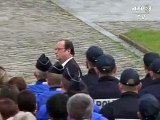 Magnanville: hommage solennel de Hollande à 