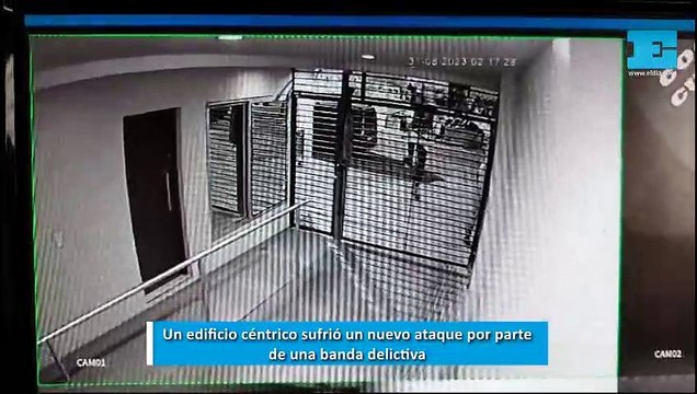 Un edificio céntrico sufrió un nuevo ataque por parte de una banda delictiva