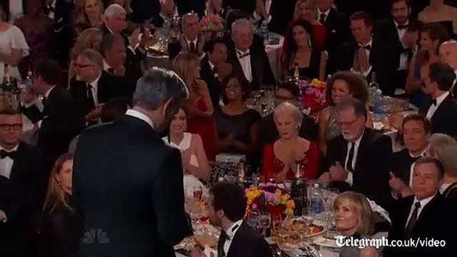 George Clooney aux Golden Globes : Je suis Charlie