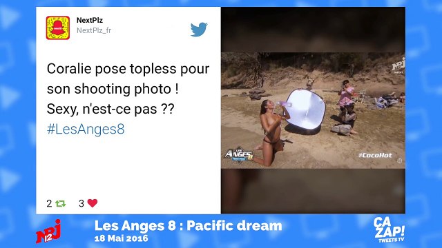 Le shooting très sensuel des filles des Anges 8 enflamme la Toile