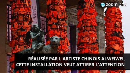 À Berlin, une œuvre d'art en faveur des réfugiés