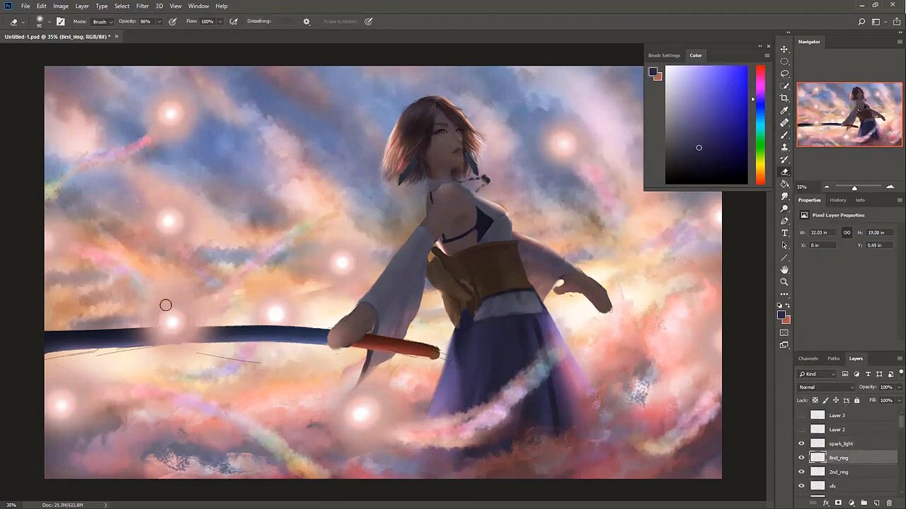 Yuna I Speedpainting