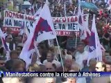 Grèce: des milliers de manifestants contre la rigueur