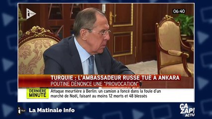 L'ambassadeur russe en Turquie tué devant les caméras