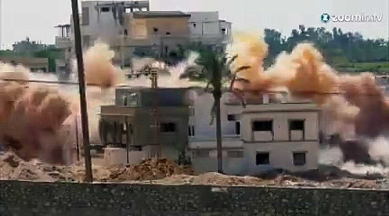 Gaza : explosion spectaculaire