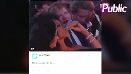 Vidéo : Grammy Awards 2017 : Rihanna fait le buzz avec sa flasque d’alcool !