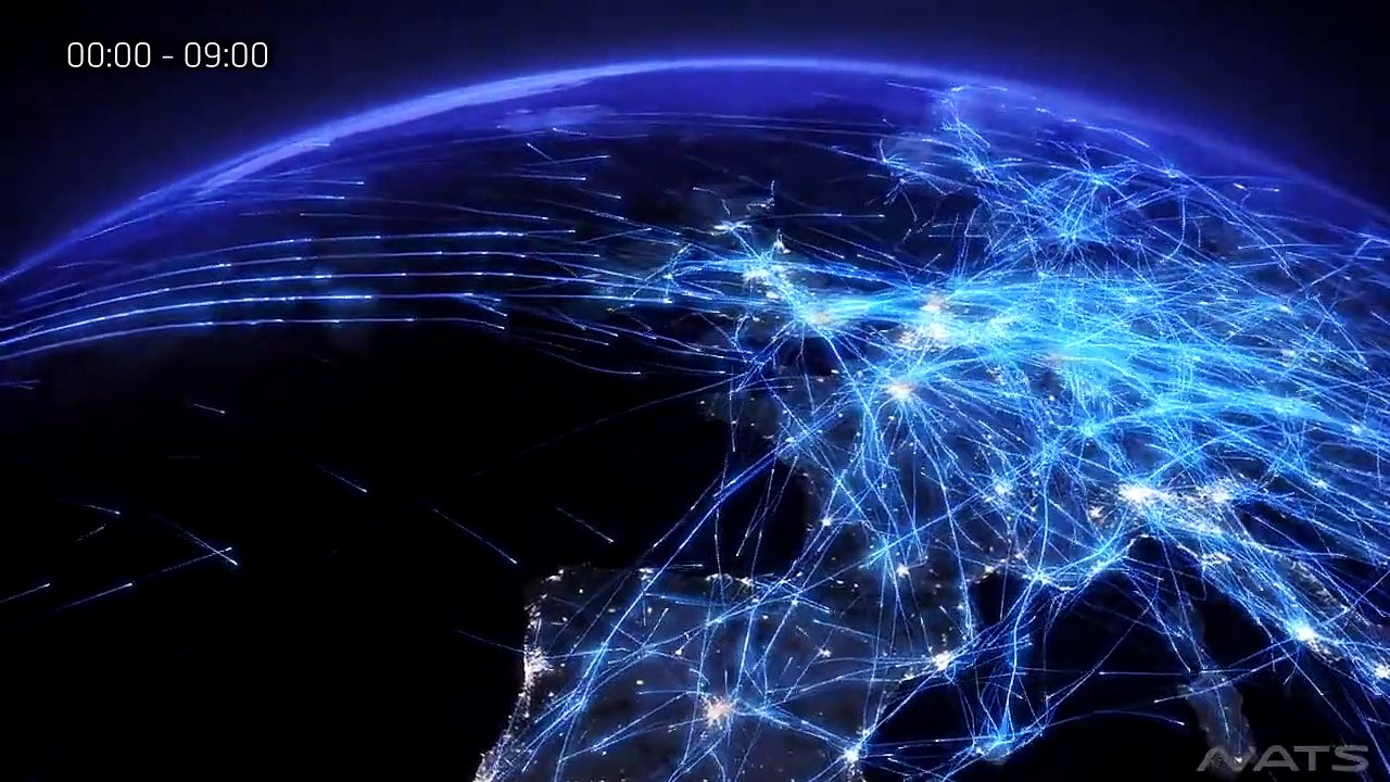 Europe 24 : l'animation qui montre le flux aérien d'Europe en une journée !
