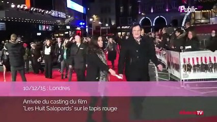 Exclu vidéo : Quentin Tarantino met Londres à ses pieds !