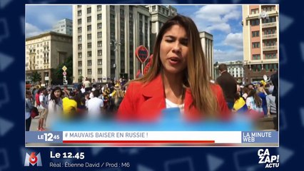 Une journaliste agressée en direct pendant le mondial