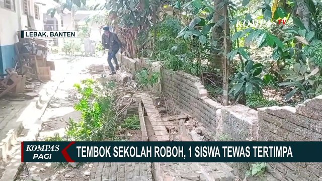 Siswa SDN 3 Muncang Kopong Tewas Tertimpa Runtuhan Tembok