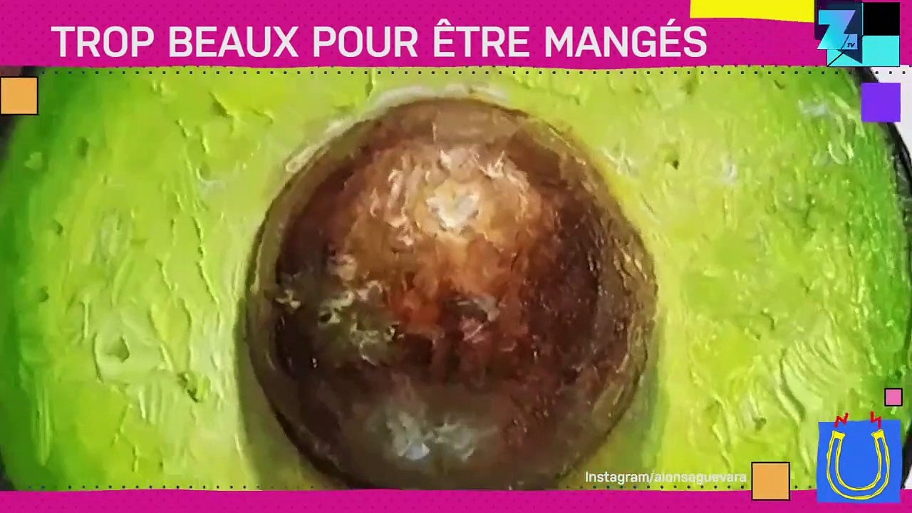 Compilation de peintures hyperréalistes de fruits