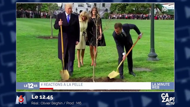 Quand les internautes se moquent de Donald Trump et Emmanuel Macron