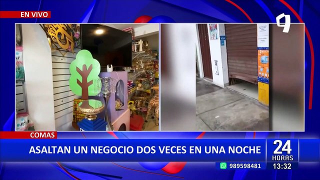 Comas: roban dos veces local de eventos en una sola noche