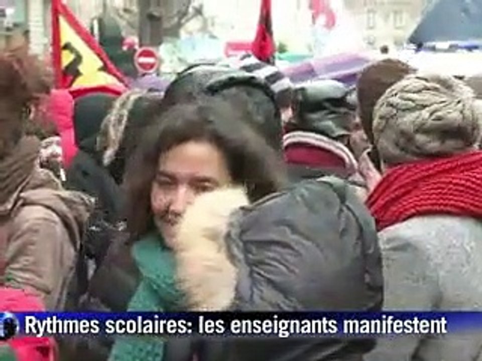 Rythmes scolaires: grève massive à Paris, Delanoë ne reculera pas